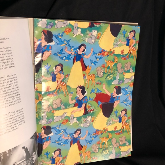 🎉HP!🎉 Vintage 1993 Disney Gift Wrap-Snow White and The Seven Dwarfs - Picture 4 of 12